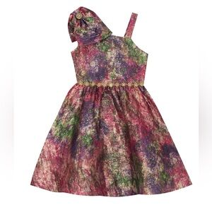 Rare Editions Big Girl Jacquard Dress Size 16 NWT